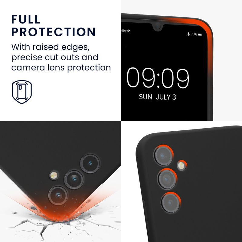 Laptop, Telefoane si Tablete - Telefoane mobile si accesorii - Accesorii Telefoane - Huse telefoane - Husa Kwmobile pentru Samsung Galaxy A34 5G, anti-alunecare, silicon, finisaj mat - Infinity.ro