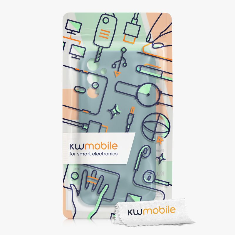 Laptop, Telefoane si Tablete - Telefoane mobile si accesorii - Accesorii Telefoane - Huse telefoane - Husa Kwmobile pentru Samsung Galaxy A34 5G, anti-alunecare, silicon, piatra - Infinity.ro