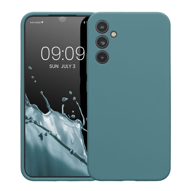 Laptop, Telefoane si Tablete - Telefoane mobile si accesorii - Accesorii Telefoane - Huse telefoane - Husa Kwmobile pentru Samsung Galaxy A34 5G, anti-alunecare, silicon, piatra - Infinity.ro