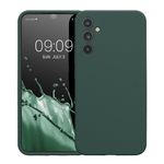 Laptop, Telefoane si Tablete - Telefoane mobile si accesorii - Accesorii Telefoane - Huse telefoane - Husa Kwmobile pentru Samsung Galaxy A34 5G, anti-alunecare, silicon, albastru verzui - Infinity.ro
