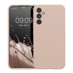 Laptop, Telefoane si Tablete - Telefoane mobile si accesorii - Accesorii Telefoane - Huse telefoane - Husa Kwmobile pentru Samsung Galaxy A34 5G, anti-alunecare, silicon, roz antic - Infinity.ro