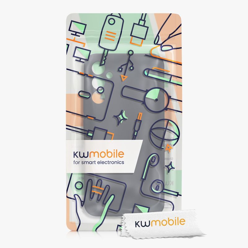 Laptop, Telefoane si Tablete - Telefoane mobile si accesorii - Accesorii Telefoane - Huse telefoane - Husa Kwmobile pentru Samsung Galaxy A34 5G, anti-alunecare, silicon, afine - Infinity.ro
