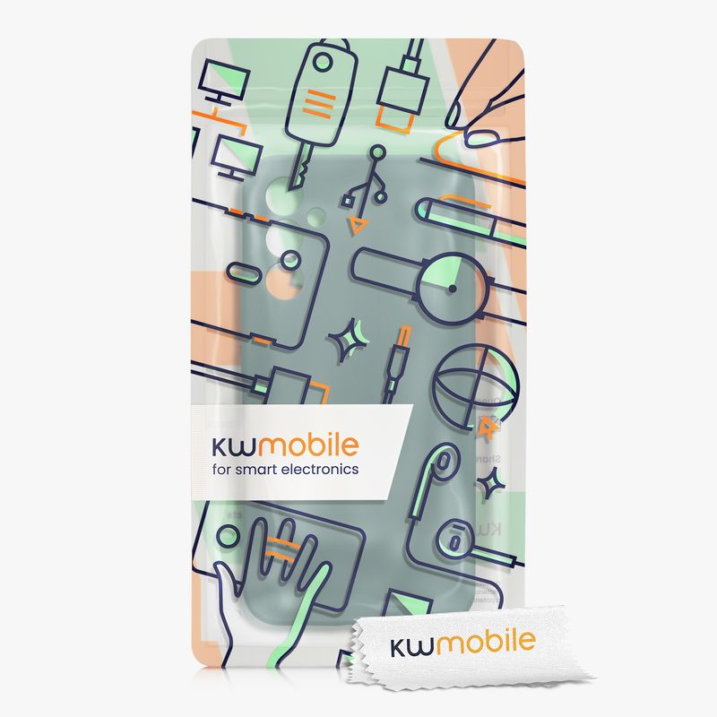 Laptop, Telefoane si Tablete - Telefoane mobile si accesorii - Accesorii Telefoane - Huse telefoane - Husa Kwmobile pentru Samsung Galaxy A34 5G, anti-alunecare, silicon, noapte - Infinity.ro