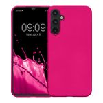 Laptop, Telefoane si Tablete - Telefoane mobile si accesorii - Accesorii Telefoane - Huse telefoane - Husa Kwmobile pentru Samsung Galaxy A34 5G, anti-alunecare, silicon, roz - Infinity.ro