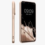 Laptop, Telefoane si Tablete - Telefoane mobile si accesorii - Accesorii Telefoane - Huse telefoane - Husa Kwmobile pentru Samsung Galaxy A36 5G, anti-alunecare, protectie la zgarieturi, silicon, auriu - Infinity.ro