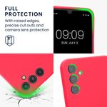 Laptop, Telefoane si Tablete - Telefoane mobile si accesorii - Accesorii Telefoane - Huse telefoane - Husa Kwmobile pentru Samsung Galaxy A34 5G, anti-alunecare, silicon, roz neon - Infinity.ro