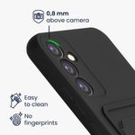 Laptop, Telefoane si Tablete - Telefoane mobile si accesorii - Accesorii Telefoane - Huse telefoane - Husa Kwmobile pentru Samsung Galaxy A34 5G, incarcare wireless, buzunar card, silicon, negru - Infinity.ro