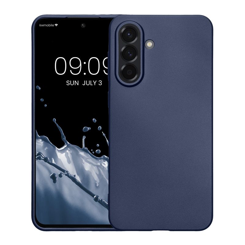 Laptop, Telefoane si Tablete - Telefoane mobile si accesorii - Accesorii Telefoane - Huse telefoane - Husa Kwmobile pentru Samsung Galaxy A36 5G, anti-alunecare, silicon, albastru - Infinity.ro
