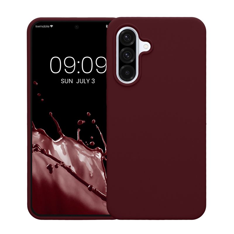Laptop, Telefoane si Tablete - Telefoane mobile si accesorii - Accesorii Telefoane - Huse telefoane - Husa Kwmobile pentru Samsung Galaxy A36 5G, incarcare wireless, anti-alunecare, silicon, mov - Infinity.ro
