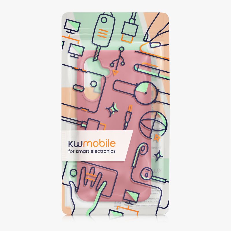 Laptop, Telefoane si Tablete - Telefoane mobile si accesorii - Accesorii Telefoane - Huse telefoane - Husa Kwmobile pentru Samsung Galaxy A36 5G, incarcare wireless, anti-alunecare, silicon, roz - Infinity.ro