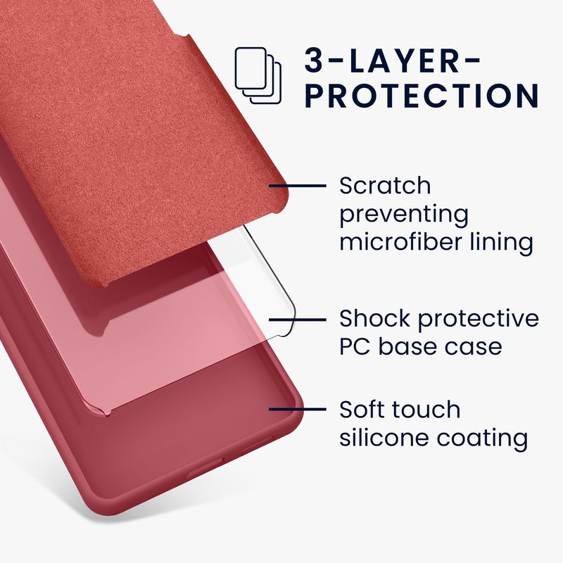 Laptop, Telefoane si Tablete - Telefoane mobile si accesorii - Accesorii Telefoane - Huse telefoane - Husa Kwmobile pentru Samsung Galaxy A36 5G, incarcare wireless, anti-alunecare, silicon, roz - Infinity.ro