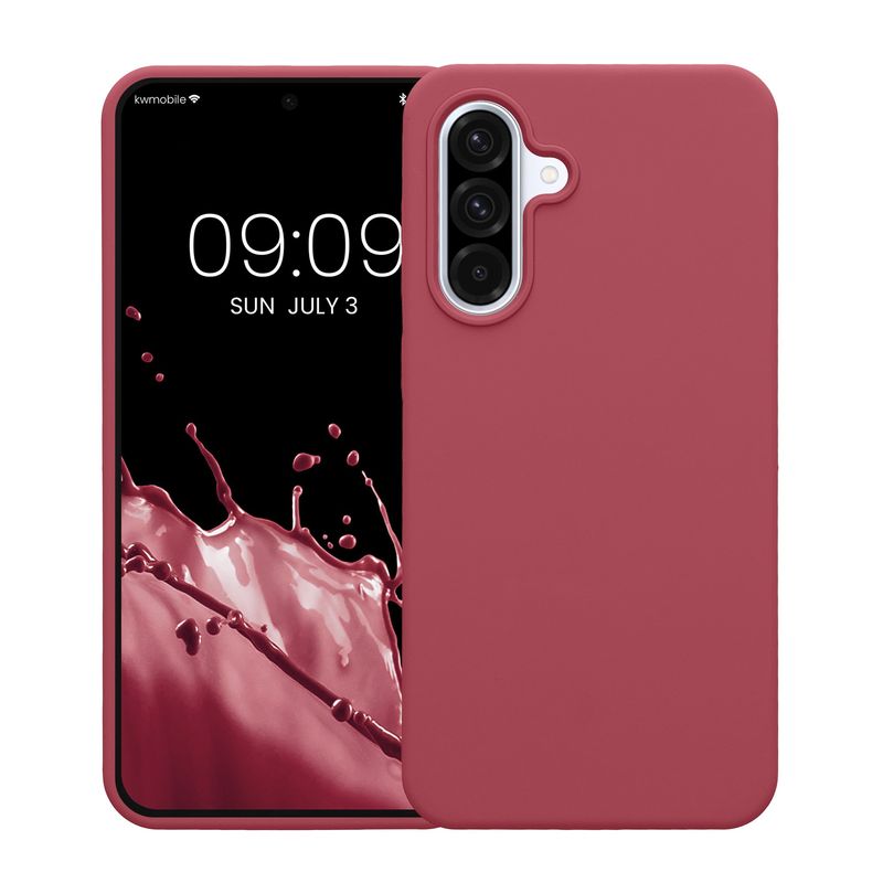 Laptop, Telefoane si Tablete - Telefoane mobile si accesorii - Accesorii Telefoane - Huse telefoane - Husa Kwmobile pentru Samsung Galaxy A36 5G, incarcare wireless, anti-alunecare, silicon, roz - Infinity.ro