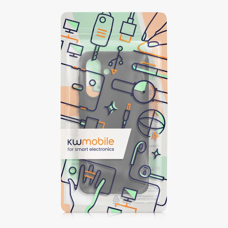 Laptop, Telefoane si Tablete - Telefoane mobile si accesorii - Accesorii Telefoane - Huse telefoane - Husa Kwmobile pentru Samsung Galaxy A36 5G, incarcare wireless, anti-alunecare, TPU, gri - Infinity.ro