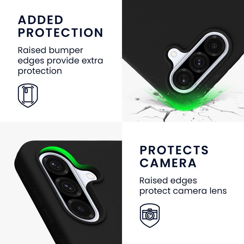 Laptop, Telefoane si Tablete - Telefoane mobile si accesorii - Accesorii Telefoane - Huse telefoane - Husa Kwmobile pentru Samsung Galaxy A36 5G, incarcare wireless, silicon, negru - Infinity.ro