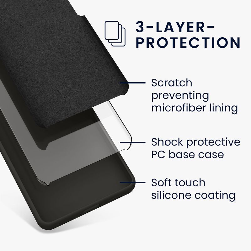 Laptop, Telefoane si Tablete - Telefoane mobile si accesorii - Accesorii Telefoane - Huse telefoane - Husa Kwmobile pentru Samsung Galaxy A36 5G, incarcare wireless, anti-alunecare, silicon, gri - Infinity.ro