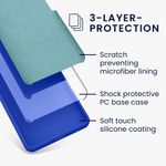 Laptop, Telefoane si Tablete - Telefoane mobile si accesorii - Accesorii Telefoane - Huse telefoane - Husa Kwmobile pentru Samsung Galaxy A36 5G, incarcare wireless, anti-alunecare, silicon, albastru - Infinity.ro