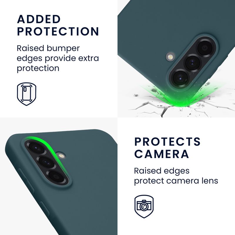 Laptop, Telefoane si Tablete - Telefoane mobile si accesorii - Accesorii Telefoane - Huse telefoane - Husa Kwmobile pentru Samsung Galaxy A36 5G, incarcare wireless, TPU, ardezie - Infinity.ro