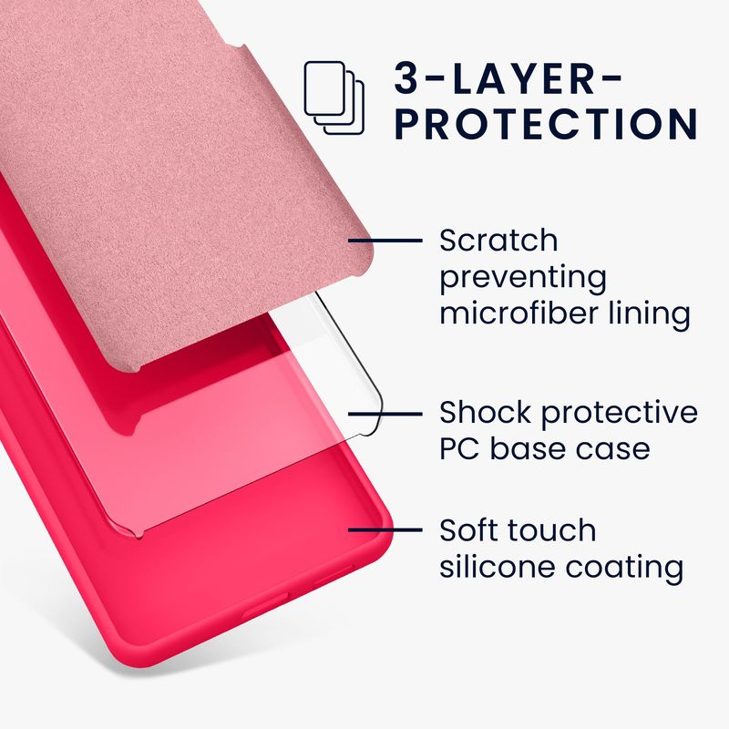 Laptop, Telefoane si Tablete - Telefoane mobile si accesorii - Accesorii Telefoane - Huse telefoane - Husa Kwmobile pentru Samsung Galaxy A36 5G, incarcare wireless, silicon, roz neon - Infinity.ro