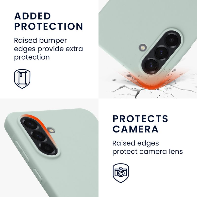 Laptop, Telefoane si Tablete - Telefoane mobile si accesorii - Accesorii Telefoane - Huse telefoane - Husa Kwmobile pentru Samsung Galaxy A36 5G, incarcare wireless, TPU, menta - Infinity.ro