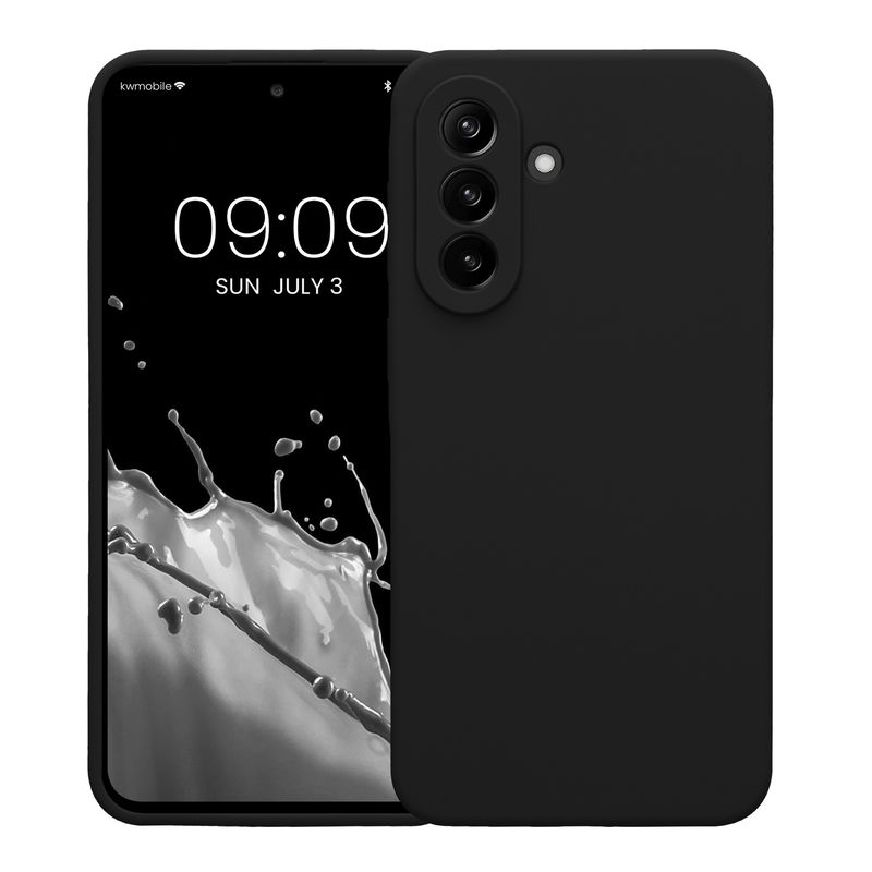 Laptop, Telefoane si Tablete - Telefoane mobile si accesorii - Accesorii Telefoane - Huse telefoane - Husa Kwmobile pentru Samsung Galaxy A37 5G, anti-alunecare, anti-amprenta, silicon, negru - Infinity.ro