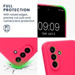 Laptop, Telefoane si Tablete - Telefoane mobile si accesorii - Accesorii Telefoane - Huse telefoane - Husa Kwmobile pentru Samsung Galaxy A37 5G, anti-alunecare, anti-amprenta, silicon, roz - Infinity.ro