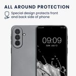 Laptop, Telefoane si Tablete - Telefoane mobile si accesorii - Accesorii Telefoane - Huse telefoane - Husa Kwmobile pentru Samsung Galaxy A37 5G, anti-alunecare, protectie la zgarieturi, silicon, gri - Infinity.ro
