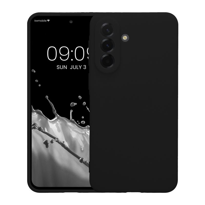 Laptop, Telefoane si Tablete - Telefoane mobile si accesorii - Accesorii Telefoane - Huse telefoane - Husa Kwmobile pentru Samsung Galaxy A37 5G, anti-alunecare, protectie la zgarieturi, silicon, negru - Infinity.ro