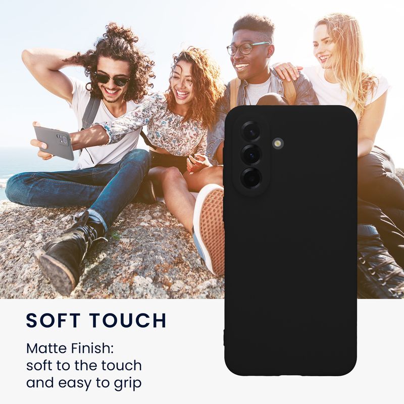 Laptop, Telefoane si Tablete - Telefoane mobile si accesorii - Accesorii Telefoane - Huse telefoane - Husa Kwmobile pentru Samsung Galaxy A37 5G, anti-alunecare, protectie la zgarieturi, silicon, negru - Infinity.ro