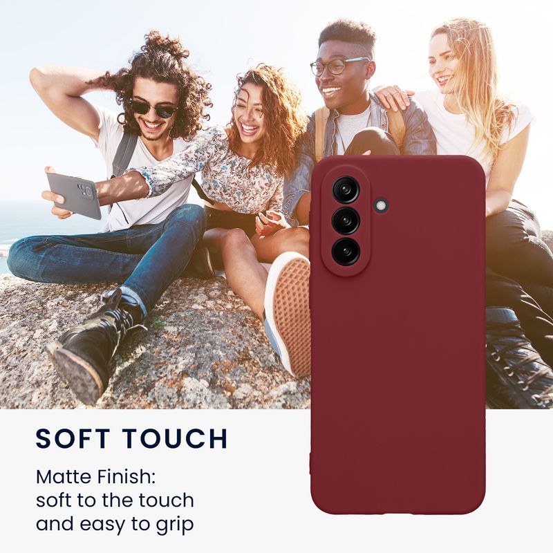 Laptop, Telefoane si Tablete - Telefoane mobile si accesorii - Accesorii Telefoane - Huse telefoane - Husa Kwmobile pentru Samsung Galaxy A37 5G, anti-alunecare, protectie la zgarieturi, silicon, mov - Infinity.ro