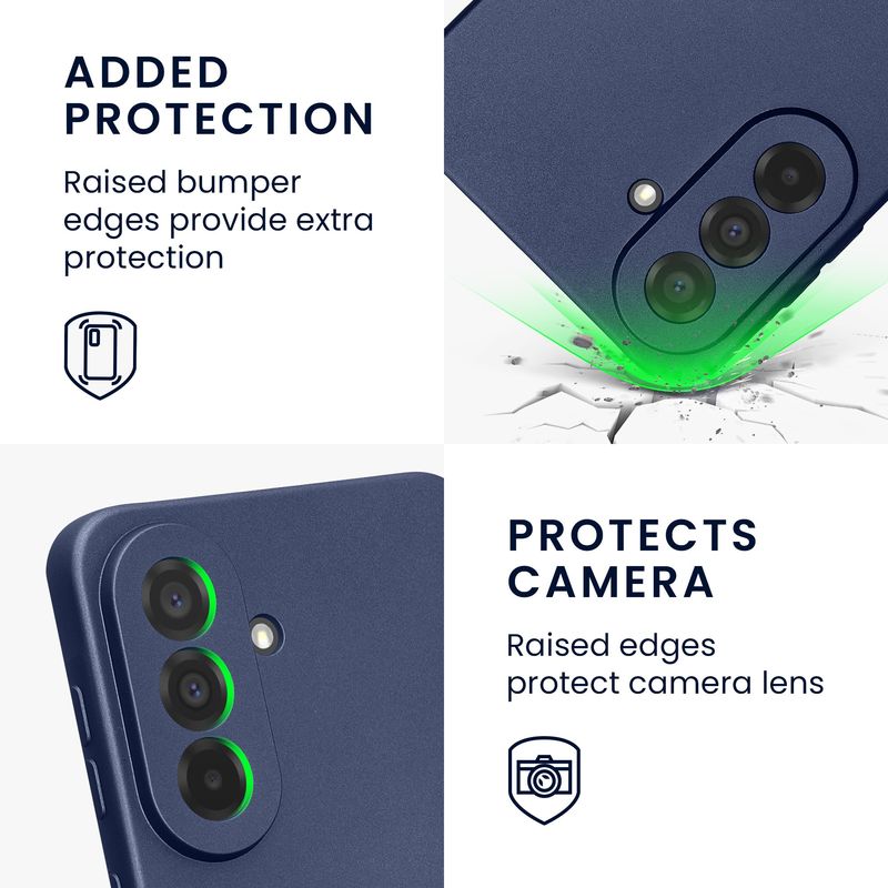 Laptop, Telefoane si Tablete - Telefoane mobile si accesorii - Accesorii Telefoane - Huse telefoane - Husa Kwmobile pentru Samsung Galaxy A37 5G, anti-alunecare, protectie la zgarieturi, silicon, albastru - Infinity.ro