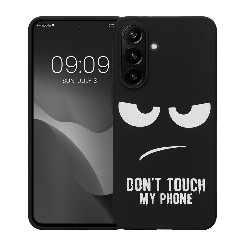 Laptop, Telefoane si Tablete - Telefoane mobile si accesorii - Accesorii Telefoane - Huse telefoane - Husa Kwmobile pentru Samsung Galaxy A37 5G, anti-alunecare, silicon, alb, negru - Infinity.ro