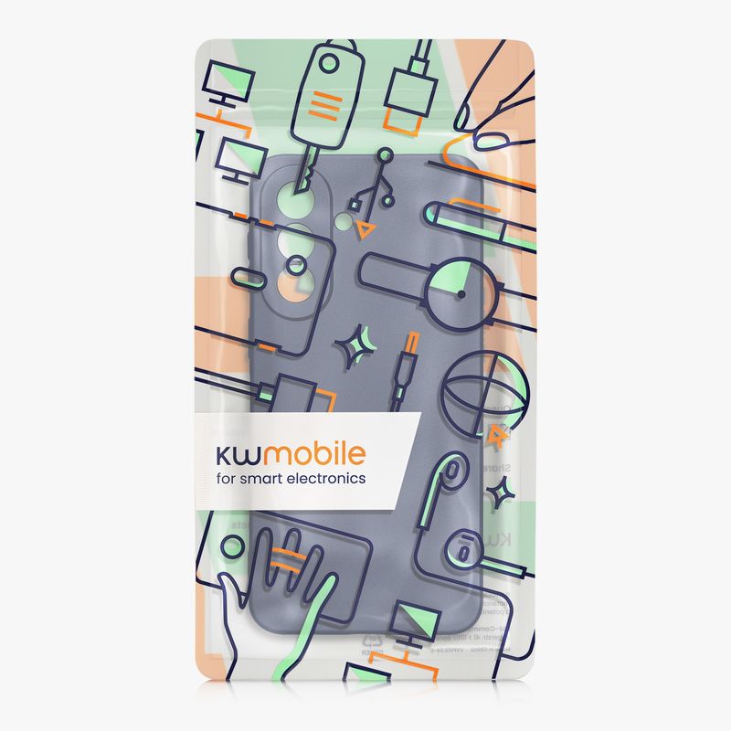 Laptop, Telefoane si Tablete - Telefoane mobile si accesorii - Accesorii Telefoane - Huse telefoane - Husa Kwmobile pentru Samsung Galaxy A37 5G, anti-alunecare, protectie la zgarieturi, silicon, albastru - Infinity.ro