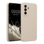 Laptop, Telefoane si Tablete - Telefoane mobile si accesorii - Accesorii Telefoane - Huse telefoane - Husa Kwmobile pentru Samsung Galaxy A37 5G, anti-alunecare, silicon, bej - Infinity.ro