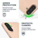 Laptop, Telefoane si Tablete - Telefoane mobile si accesorii - Accesorii Telefoane - Huse telefoane - Husa Kwmobile pentru Samsung Galaxy A37 5G, anti-alunecare, protectie la zgarieturi, silicon, auriu - Infinity.ro