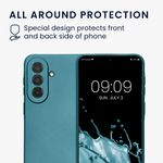 Laptop, Telefoane si Tablete - Telefoane mobile si accesorii - Accesorii Telefoane - Huse telefoane - Husa Kwmobile pentru Samsung Galaxy A37 5G, anti-alunecare, silicon, albastru caraibian - Infinity.ro