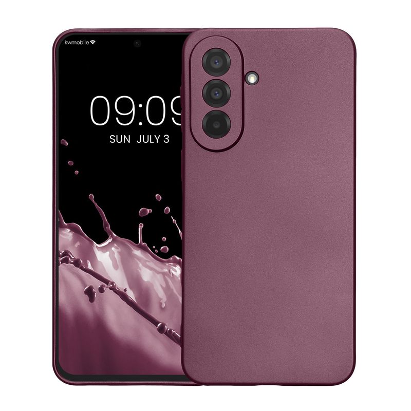 Laptop, Telefoane si Tablete - Telefoane mobile si accesorii - Accesorii Telefoane - Huse telefoane - Husa Kwmobile pentru Samsung Galaxy A37 5G, anti-alunecare, silicon, lavanda - Infinity.ro
