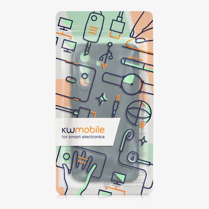 Laptop, Telefoane si Tablete - Telefoane mobile si accesorii - Accesorii Telefoane - Huse telefoane - Husa Kwmobile pentru Samsung Galaxy A37 5G, anti-alunecare, silicon, ardezie - Infinity.ro