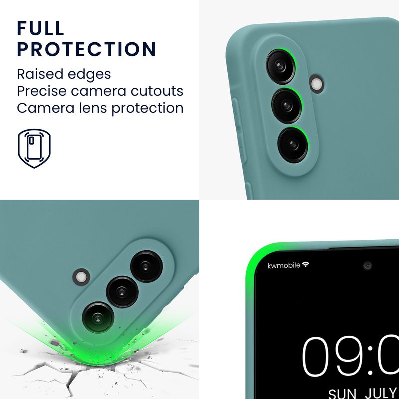 Laptop, Telefoane si Tablete - Telefoane mobile si accesorii - Accesorii Telefoane - Huse telefoane - Husa Kwmobile pentru Samsung Galaxy A37 5G, anti-alunecare, silicon, noapte - Infinity.ro