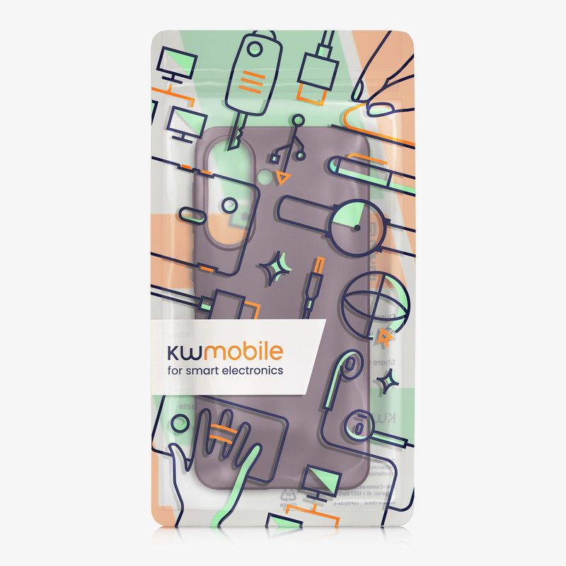 Laptop, Telefoane si Tablete - Telefoane mobile si accesorii - Accesorii Telefoane - Huse telefoane - Husa Kwmobile pentru Samsung Galaxy A37 5G, anti-alunecare, silicon, mov - Infinity.ro