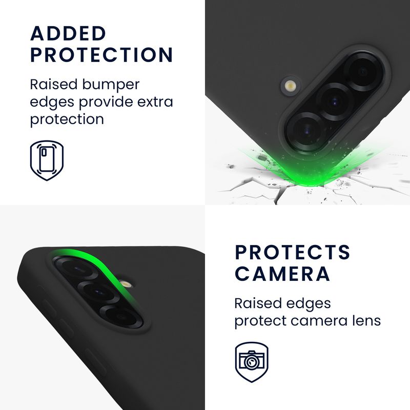 Laptop, Telefoane si Tablete - Telefoane mobile si accesorii - Accesorii Telefoane - Huse telefoane - Husa Kwmobile pentru Samsung Galaxy A37 5G, incarcare wireless, anti-alunecare, silicon, gri - Infinity.ro