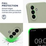 Laptop, Telefoane si Tablete - Telefoane mobile si accesorii - Accesorii Telefoane - Huse telefoane - Husa Kwmobile pentru Samsung Galaxy A37 5G, anti-alunecare, silicon, verde, gri - Infinity.ro
