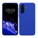 Laptop, Telefoane si Tablete - Telefoane mobile si accesorii - Accesorii Telefoane - Huse telefoane - Husa Kwmobile pentru Samsung Galaxy A37 5G, incarcare wireless, anti-alunecare, silicon, albastru - Infinity.ro