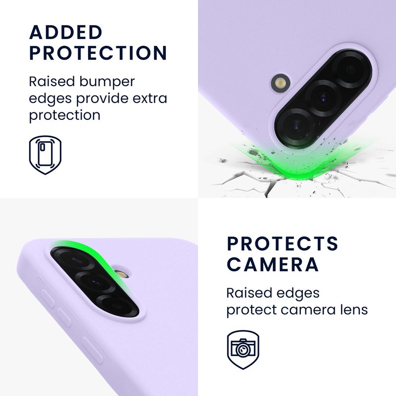 Laptop, Telefoane si Tablete - Telefoane mobile si accesorii - Accesorii Telefoane - Huse telefoane - Husa Kwmobile pentru Samsung Galaxy A37 5G, incarcare wireless, silicon, mov, TPU - Infinity.ro