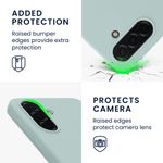 Laptop, Telefoane si Tablete - Telefoane mobile si accesorii - Accesorii Telefoane - Huse telefoane - Husa Kwmobile pentru Samsung Galaxy A37 5G, incarcare wireless, silicon, menta - Infinity.ro