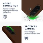 Laptop, Telefoane si Tablete - Telefoane mobile si accesorii - Accesorii Telefoane - Huse telefoane - Husa Kwmobile pentru Samsung Galaxy A37 5G, incarcare wireless, silicon, maro - Infinity.ro