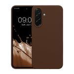 Laptop, Telefoane si Tablete - Telefoane mobile si accesorii - Accesorii Telefoane - Huse telefoane - Husa Kwmobile pentru Samsung Galaxy A37 5G, incarcare wireless, silicon, maro - Infinity.ro