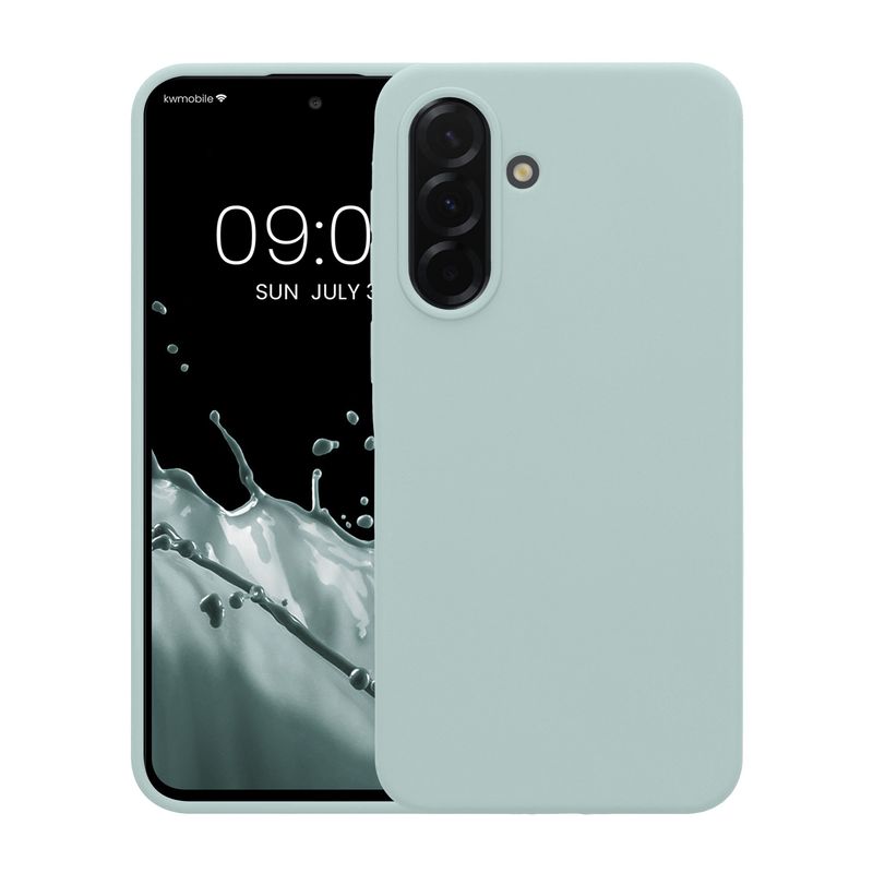 Laptop, Telefoane si Tablete - Telefoane mobile si accesorii - Accesorii Telefoane - Huse telefoane - Husa Kwmobile pentru Samsung Galaxy A37 5G, incarcare wireless, silicon, menta - Infinity.ro