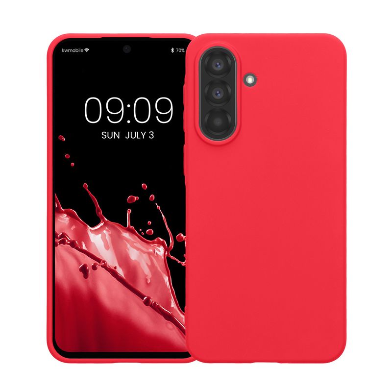Laptop, Telefoane si Tablete - Telefoane mobile si accesorii - Accesorii Telefoane - Huse telefoane - Husa Kwmobile pentru Samsung Galaxy A37 5G, incarcare wireless, TPU, roz - Infinity.ro