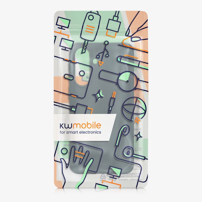 Laptop, Telefoane si Tablete - Telefoane mobile si accesorii - Accesorii Telefoane - Huse telefoane - Husa Kwmobile pentru Samsung Galaxy A37 5G, incarcare wireless, TPU, ardezie - Infinity.ro