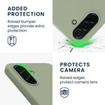 Laptop, Telefoane si Tablete - Telefoane mobile si accesorii - Accesorii Telefoane - Huse telefoane - Husa Kwmobile pentru Samsung Galaxy A37 5G, incarcare wireless, silicon, verde, gri - Infinity.ro